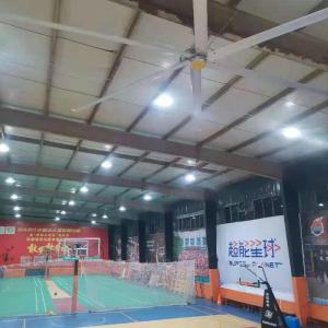 China Button Control Fast Adjust Large HVLS Industrial Fans For Gymnasium Ventilation factory