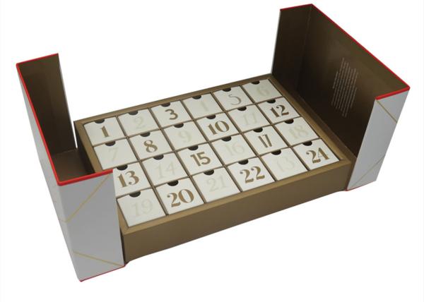 Large Luxury Packaging Boxes Brand Packaging , Advent Calendar Box With Drawers