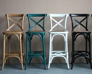 China HOT SALE 2018 New design wood barstool, with the solid wood make factory