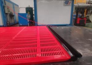 China Durable Tensioned Polyurethane Pu Screen Panel 0.6mm - 160mm Opening Size factory