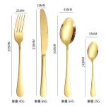 Mirror Polished Edges Stainless Steel Cutlery Set Knife Comfortable OEM