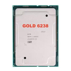 China 22 Cores 2.1GHz 6238 CPU Server Processor 30.25MB 140W CPUs Xeon 6238 factory