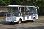 White 14 Seats Tourist Resort Car Battery Used Electric Sightseeing Car With