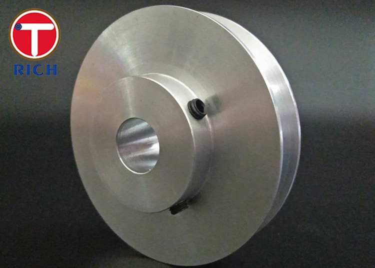 Stainless Steel CNC Turning Parts Single Groove Motor Belt Drive Pulley For Auto