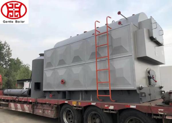 Moving Grate Wood Chip Fired 2 Ton Steam Boiler For Woodworking Industry