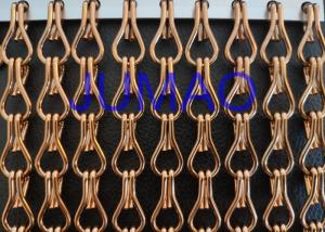 China Magic Strong Aluminium Chain Screen , Ceiling Drape Coloured Aluminium Chain factory