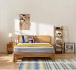 European Replica Furniture Oak Solid Wood Simple King Size Bed Alibaba