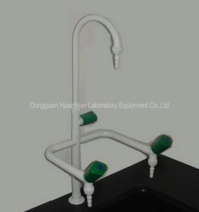 China Epoxy Coating Surface 3 Way Tap For Laboratory Sink Alkali / Acid Resistant factory