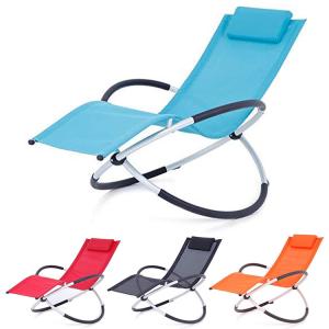 China Modern Outdoor Furniture Folding Zero Gravity Rocking Chair for Patio Garden and Beach factory