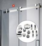 Polish Finish Stainless Steel 304 Bar Tube for Glass Sliding Door Kit System at