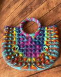 Silicone Pop It Fidget Toy Bag 20x32in For Women