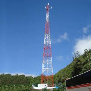 China Internet Radio Wifi Broadcasting Tv 10m Lattice Steel Towers Signal Transmission factory