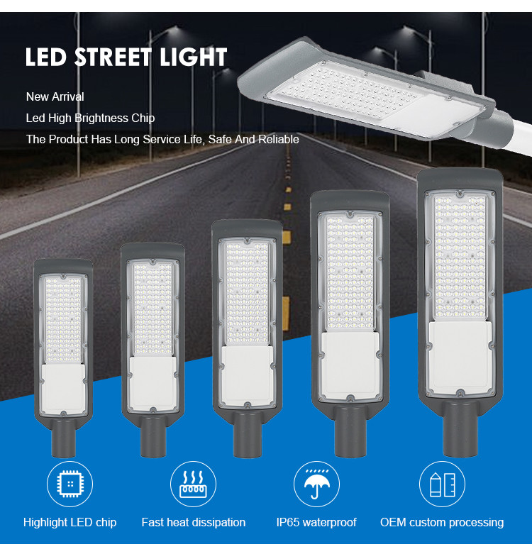 IP66 Outdoor Led Street Light SMD 3030/SMD 2835 Powerful Street Lights