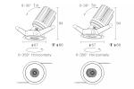 LED Pin Hole Spot Downlight Fixed Adjustable Small Cutout 10W / 7W / 5W /15W
