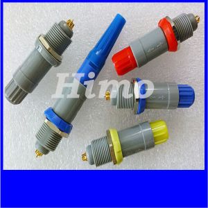 China 4 pin equivalent to lemo plug PAG push pull connector with self locking on sale