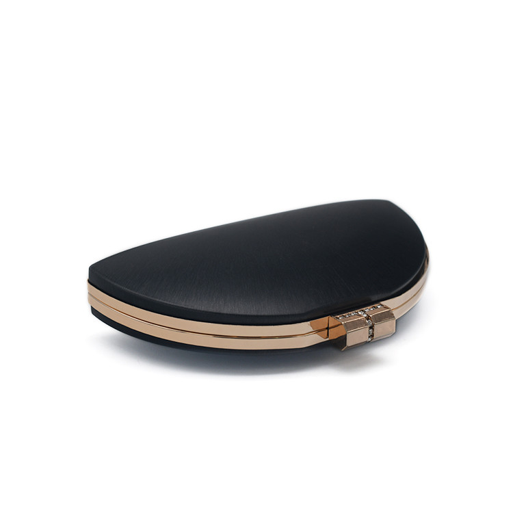 190*125mm Clamshell Semicircle Metal Clutch Frame For Making Bag
