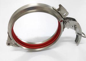 China 1mm Thickness Quick Release Pipe Clamp Duct System Ss304 Rapid Lock factory