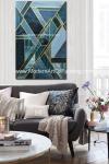 Contemporary Geometric Abstract Art Paintings For Star Hotels Decoration