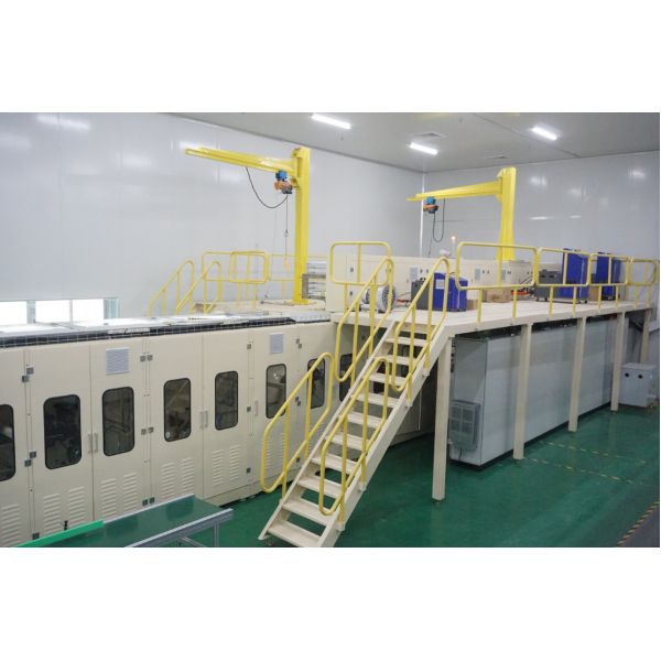 China PLC Servo Tension Control Pulp SAP Under Pad Machine factory