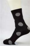 Elastane Room Black Anti Slip Socks With Anti Foul / Odor Resistant Material