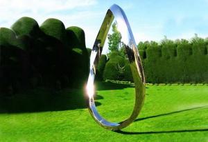 China Yard Decorative Outdoor Metal Sculpture , Welding Metal Garden Sculptures factory