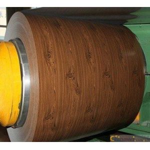 wood color prepainted Steel Coil