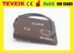 Medical Reusable PU NIBP Cuff , Hospital Measuring Blood Pressure Cuff With