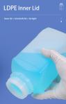 Anti Corrosion 500ml Hdpe Plastic Bottles Black White Customzied