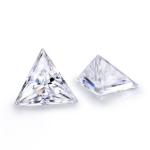 D Colorless Synthetic Moissanite Triangle Cut VVS1 Loose Moissanite Diamond 5