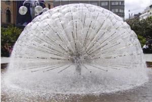 China 3&quot; Hemisphere Crystal DN80 Dancing Fountain Nozzles factory