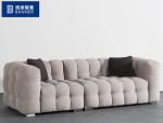 BN Puff Cotton Milk Oil Style Furniture Fabric Sofa Chair Nordic Lamb Wool