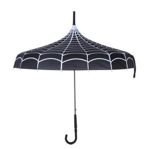 China 16 Ribs Special Retro Pagoda Umbrella ABS Hook Handle factory