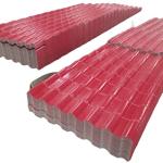 Red Color Bamboo Joint Waterproof Resinvilla Tile PVC Glazed Roofing Tile