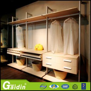 China maek in China customized pole system diy walk in wardrobe aluminum pole system elegant bedroom wardrobe factory