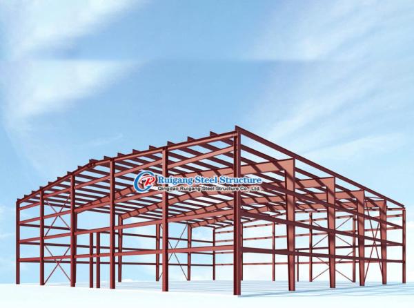 Metal Building Construction Industrial Prefabricated Metal Warehouse Fire