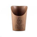 Snack Food Grade Disposable Paper Cup Brown Kraft Chip French Fries Eco Friendly