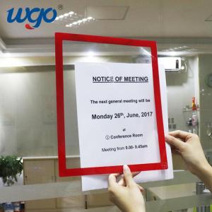 China Restick 1000times No Magnet Without Residue Adhesive Sign Display Holder For Wall factory