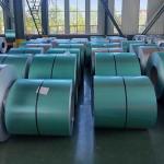 Blue Galvalume Steel Coil 600 - 1500mm Az30 - Az150g/M2 12-30% Elongation