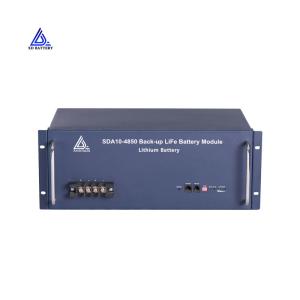 China Custom Rechargeable Lifepo4 Li Ion Telecom Tower Battery 48v 50ah Akku With LED factory