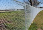 Hot Dipped Galvanized 50 Ft Of Chain Link Fence Zinc Coated Wire Diamond Farm