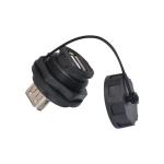 PA66 Housing Waterproof USB TYPE C Connector IP67 USB To Type C Connector