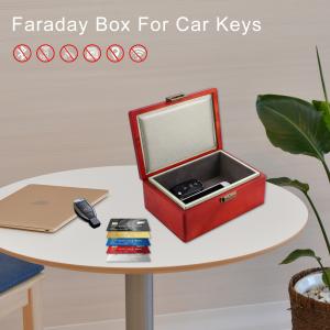 China Large Safe Faraday Key Box For Car Keys Fob Phones Cards Anti Spying factory