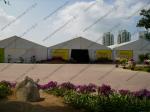 Large French Windows Outdoor Exhibition Canopy Tent PVC Fabric 18 x 33m Aluminum