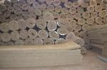 Residential stonewool Insulation Blanket With Wire Mesh / Fiberglass Cloth