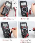 HT113C Small 6000 Counts 600mV Multimeter Accessories