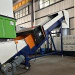 PP PE Extruder Plastic Pelletizing Line , Pelletizing Machine Two Stage 500kg/Hr