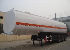 China 45000 litre tri axle petro tanker trailer oil carrier fuel tank trailer factory