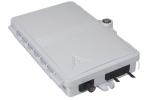 2Port Fiber Optic Terminal Box FTTH Outdoor/Indoor PC ABS Material Light Gray
