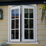 Swing Opening PVC Glass Entry Door Double Triple Glazed Casement Glass Door