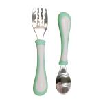 Dust Cover BPA Free Silicone Baby Spoon Durable FDA / SGS Certificated